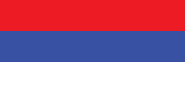 Flagge der Republika Srpska in Bosnien und Herzegowina